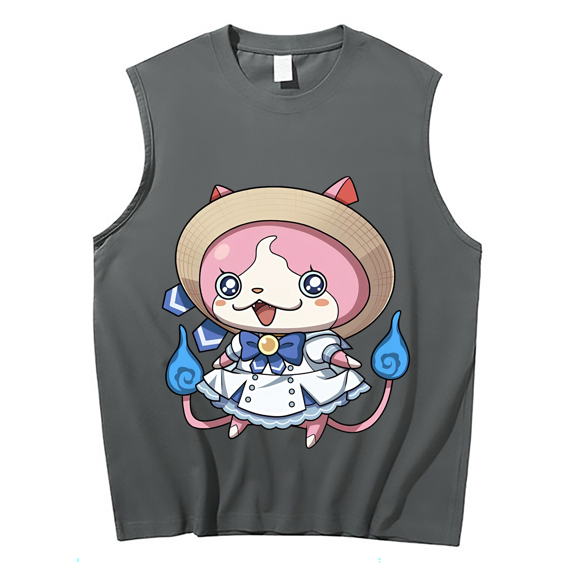 （画像用） 妖怪ウォッチ Yo-kai Watch コットン100％タンクトップ（フロントプリント）